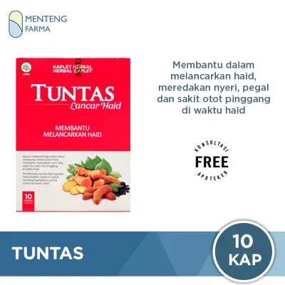 Tuntas 10 Kaplet - Melancarkan dan Meredakan Nyeri Haid