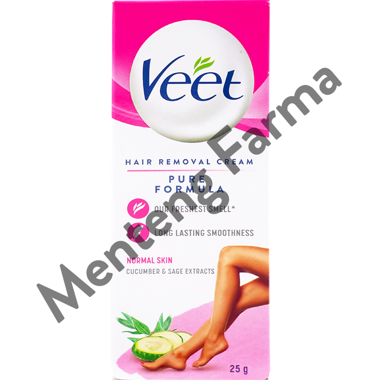 Veet Hair Removal Cream Normal Skin 25 Gr - Perontok Bulu Kulit Normal - Menteng Farma