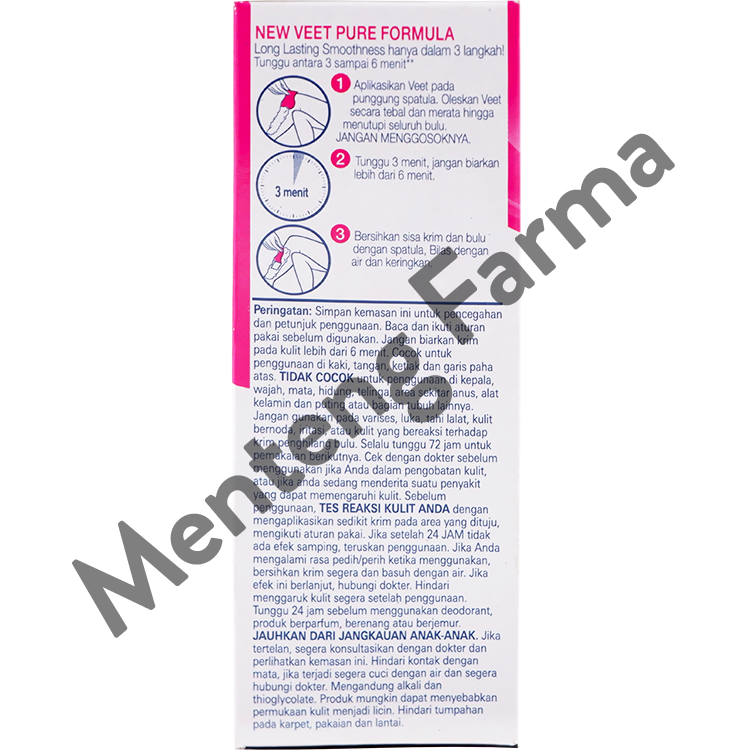 Veet Hair Removal Cream Normal Skin 25 Gr - Perontok Bulu Kulit Normal - Menteng Farma