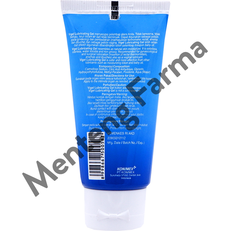 Vigel Lubricating Gel - 30 Gr - Menteng Farma