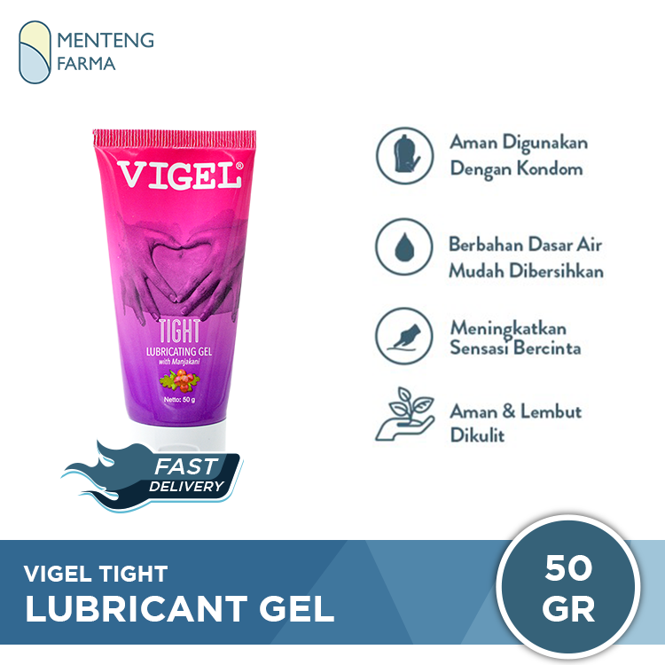 Vigel Tight Lubricating Gel 50 Gram - Pelumas Vigel Tight - Menteng Farma