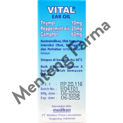 Vital Ear Oil - Obat Tetes Telinga Gatal dan Infeksi