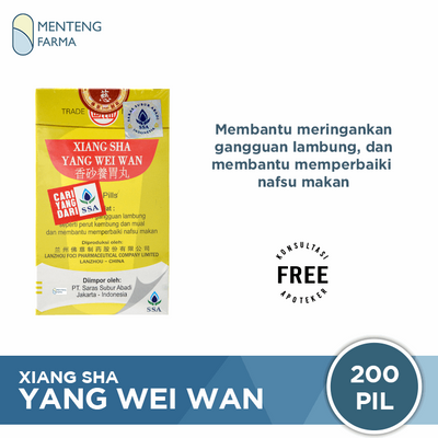 Xiang Sha Yang Wei Wan - Obat Maag / Nyeri Lambung