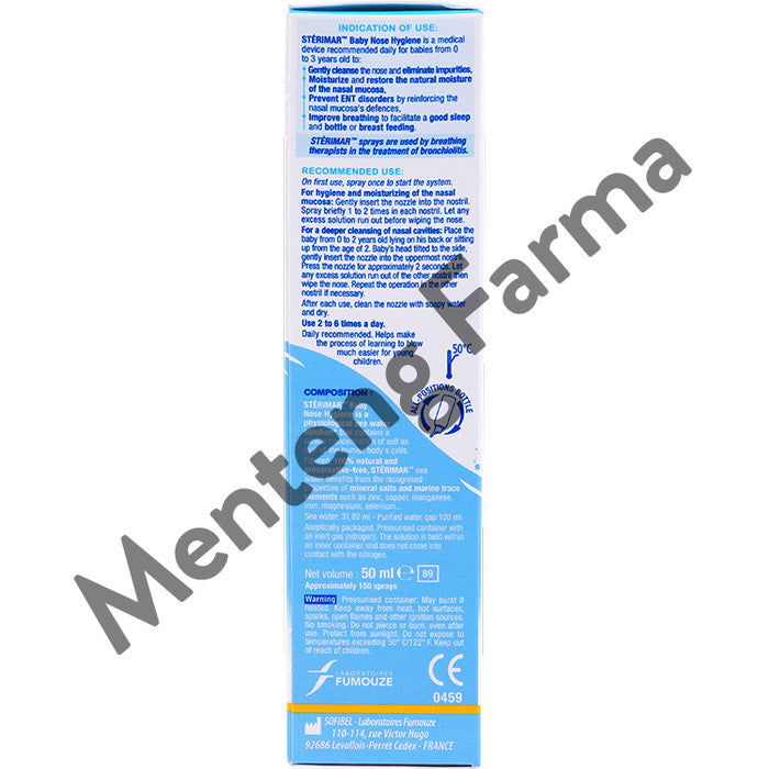 Sterimar Baby Nasal Hygiene Spray 50 mL - Semprotan Hidung Bayi - Menteng Farma