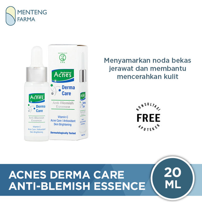 Acnes Derma Care Anti Blemish Essence 20 mL - Mencerahkan dan Menyamarkan Bekas Jerawat