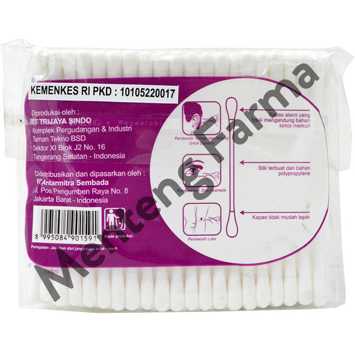 SD Cotton Buds Dewasa Refill 100 Sticks - Pembersih Telinga Dewasa - Menteng Farma