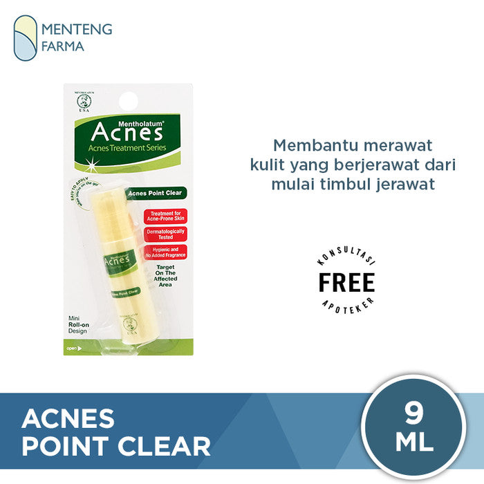 Acnes Point Clear Roll On 9 mL - Mencegah Timbulnya Jerawat