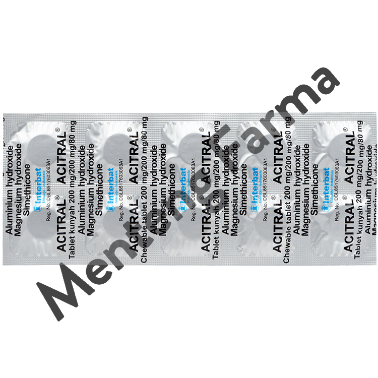 Acitral 10 Tablet - Obat Asam Lambung dan Sakit Maag