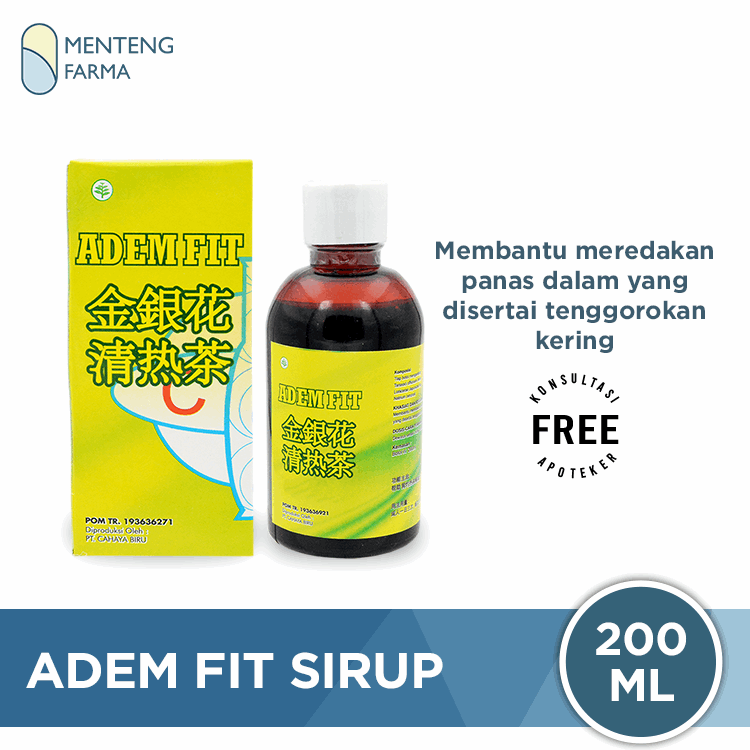 Adem Fit Sirup 200 mL