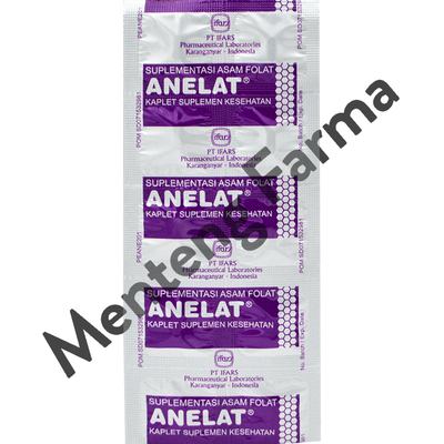 Anelat Strip 10 Kaplet - Suplementasi Asam Folat Ibu Hamil