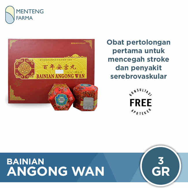Bainian Angong Wan - An Kung, Obat Herbal Stroke