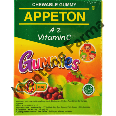 Appeton Gummies (Passtilles) 4 Sachet - Permen Gummy Vitamin C Anak