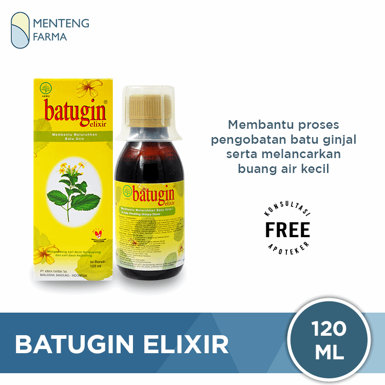 Batugin Elixir 120 mL - Obat Kesehatan Ginjal