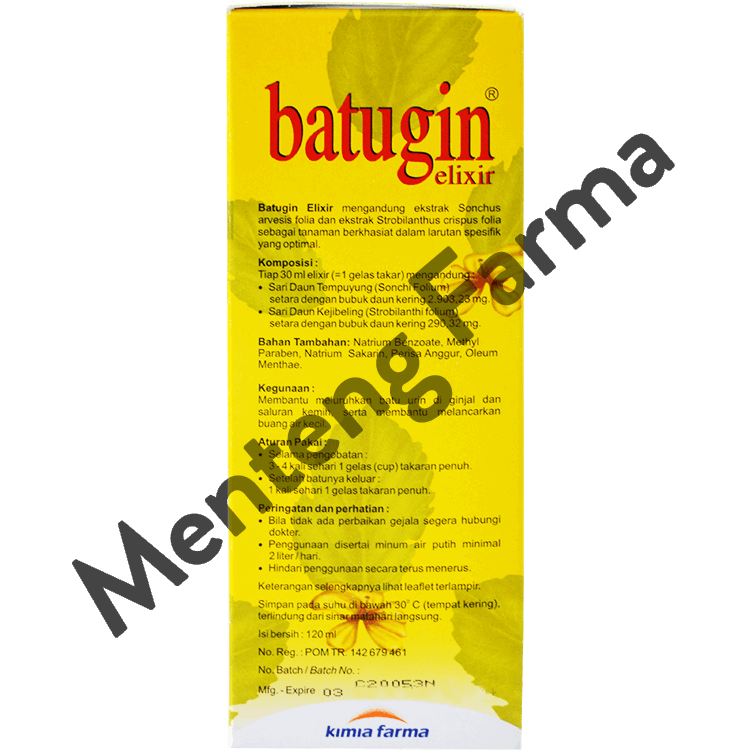 Batugin Elixir 120 mL - Obat Kesehatan Ginjal