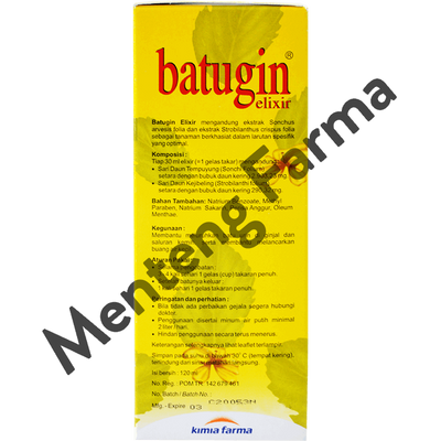 Batugin Elixir 120 mL - Obat Kesehatan Ginjal