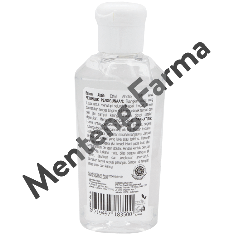Asepso Antiseptic Hand Sanitizer 60 mL - Pembersih Tangan Tanpa Bilas