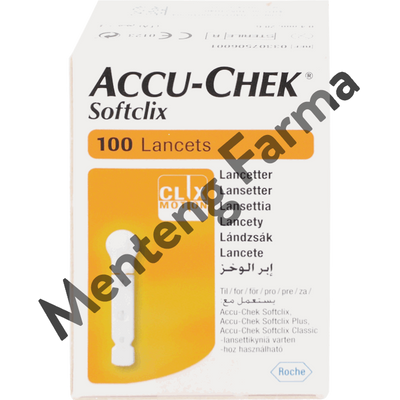 Accu-Chek Softclix 100 Lancets - Jarum Lancet Sekali Pakai