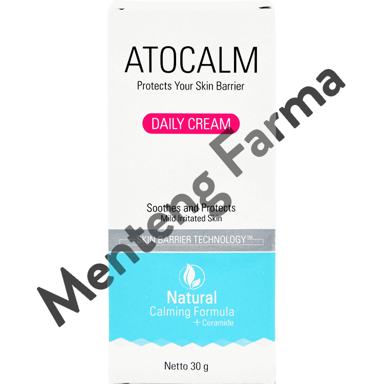 Atocalm Daily Cream 30 Gr - Krim Pelembab Kulit Kering dan Sensitif