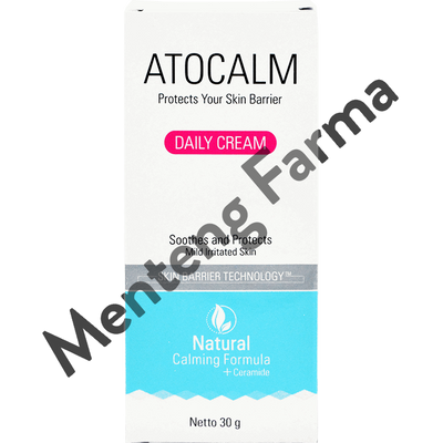 Atocalm Daily Cream 30 Gr - Krim Pelembab Kulit Kering dan Sensitif