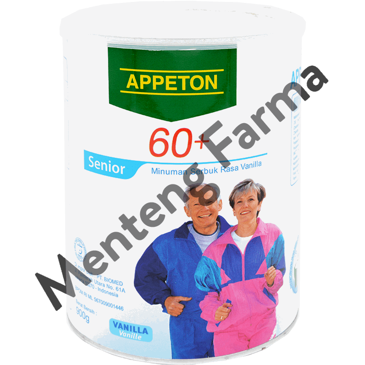 Appeton 60+ Vanilla 900 gr - Susu Penambah Nutrisi Lansia