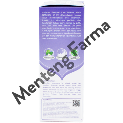 Andalan Feminine Care Natural White Intimate Wash