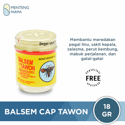 Balsem Cap Tawon 18 g - Balsem Asli Makasar