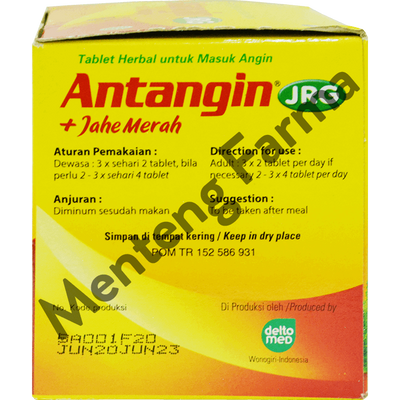 Antangin JRG 4 Tablet - Obat Masuk Angin, Meriang, Mual, Pusing