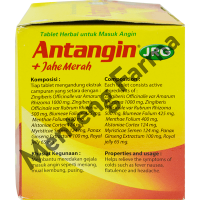 Antangin JRG 4 Tablet - Obat Masuk Angin, Meriang, Mual, Pusing