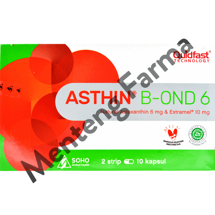 Asthin B-OND 6 Mg 10 Kapsul - Suplemen Antioksidan Menjaga Kesehatan Tubuh