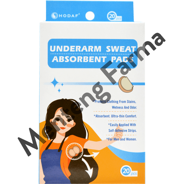 Armpit Underarm Pad Hodaf 2 Pcs - Pembalut Penyerap Keringat Ketiak Anti Basah