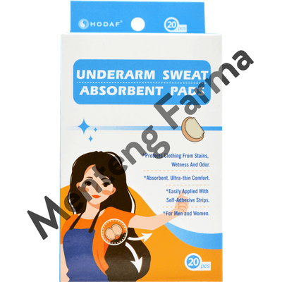 Armpit Underarm Pad Hodaf 2 Pcs - Pembalut Penyerap Keringat Ketiak Anti Basah