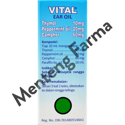 Vital Ear Oil - Obat Tetes Telinga Gatal dan Infeksi