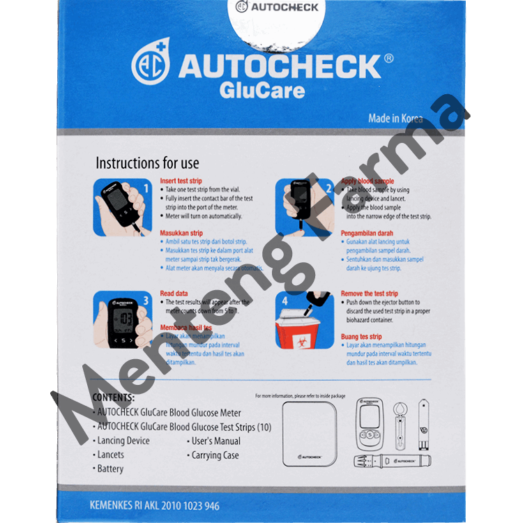 Autocheck Glucare Alat Cek Gula Darah