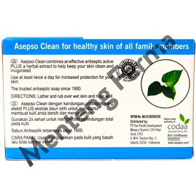 Asepso Clean 80 Gram - Sabun Batang Antiseptik