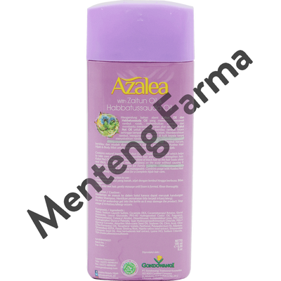 Azalea Hijab Shampoo With Zaitun Oil And Habbatussauda Oil 180 ML - Perawatan Rambut Rusak