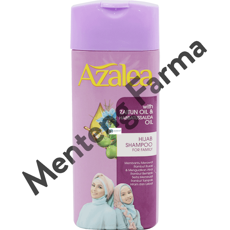 Azalea Hijab Shampoo With Zaitun Oil And Habbatussauda Oil 180 ML - Perawatan Rambut Rusak