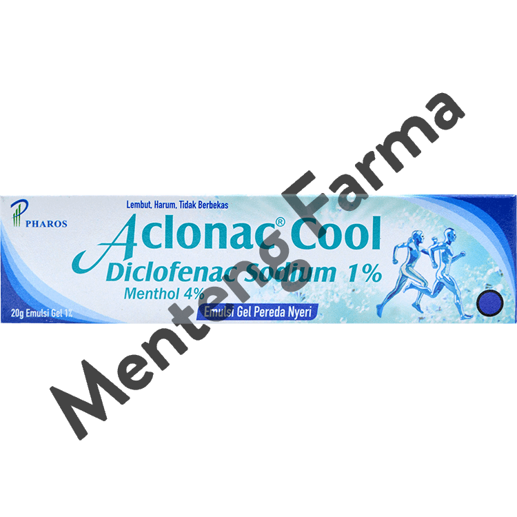 Aclonac Cool 1% Gel 20 g - Gel Pereda Nyeri, Memar, Keseleo