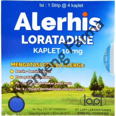 Alerhis 4 Kaplet - Obat Flu dan Alergi