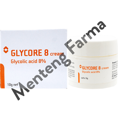 Glycore 8% Cream 10 g - Menyamarkan Kulit Gelap dan Flek Hitam