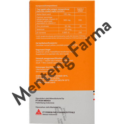 Seloxy AA Dus Isi 5 Strip - Suplemen Antioksidan & Kesehatan Kulit