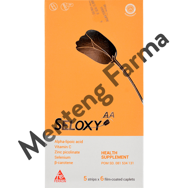 Seloxy AA Dus Isi 5 Strip - Suplemen Antioksidan & Kesehatan Kulit