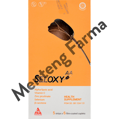 Seloxy AA Dus Isi 5 Strip - Suplemen Antioksidan & Kesehatan Kulit