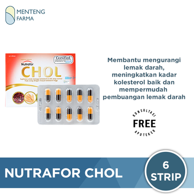 Nutrafor CHOL - Suplemen Penurun Lemak Darah - Menteng Farma