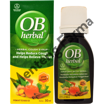 OB Herbal 30 mL - Obat Batuk Herbal - Menteng Farma
