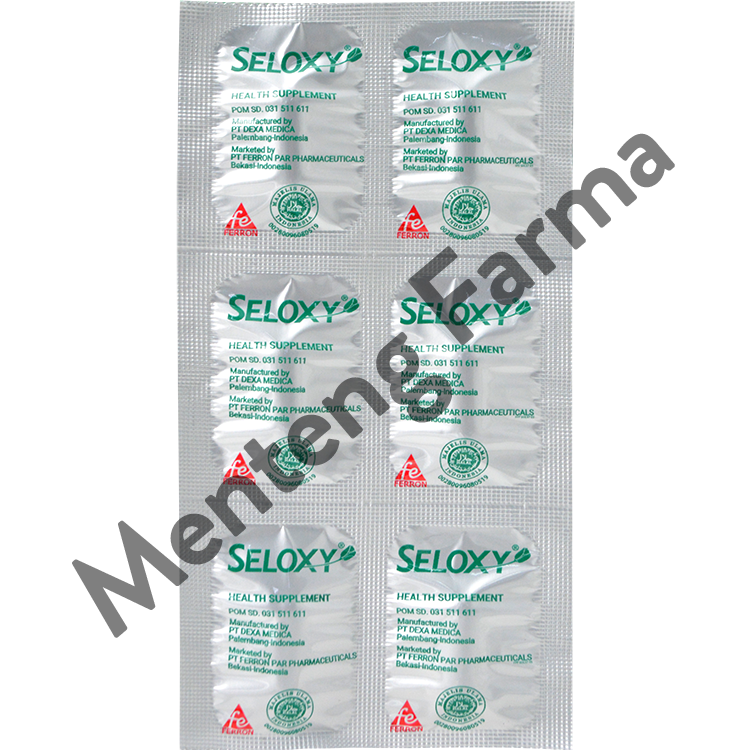 Seloxy 6 Kaplet - Vitamin A, C, E, Zinc dan Selenium - Menteng Farma