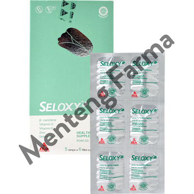 Seloxy Dus Isi 5 Strip - Vitamin A, C, E, Zinc dan Selenium - Menteng Farma