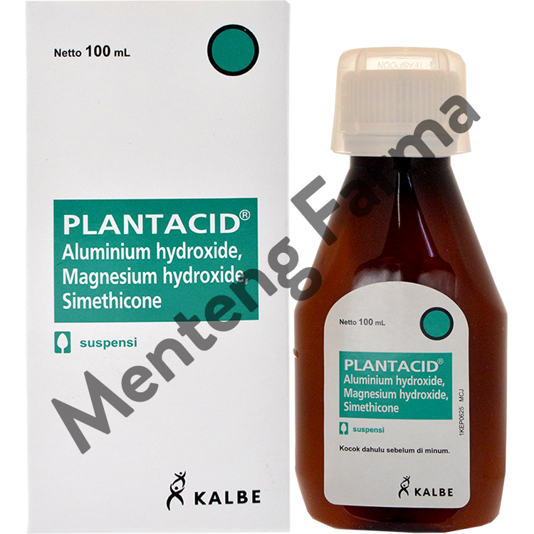 Plantacid Sirup 100 ml - Obat Asam Lambung, Maag, Tukak Usus - Menteng Farma