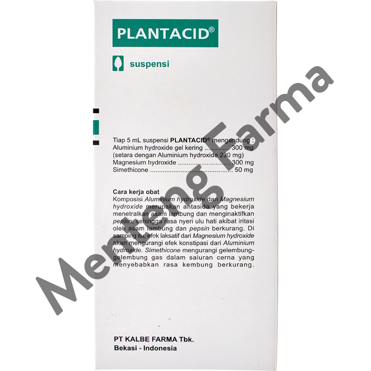 Plantacid Sirup 100 ml - Obat Asam Lambung, Maag, Tukak Usus - Menteng Farma