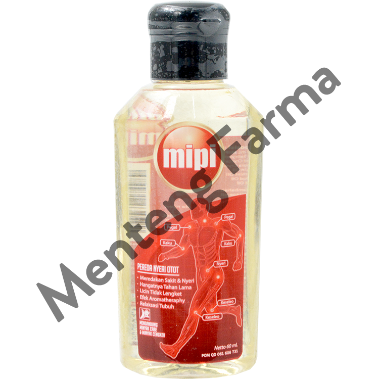 MIPI (Minyak Pijit) 60 mL - Minyak Gosok Pereda Nyeri Otot - Menteng Farma