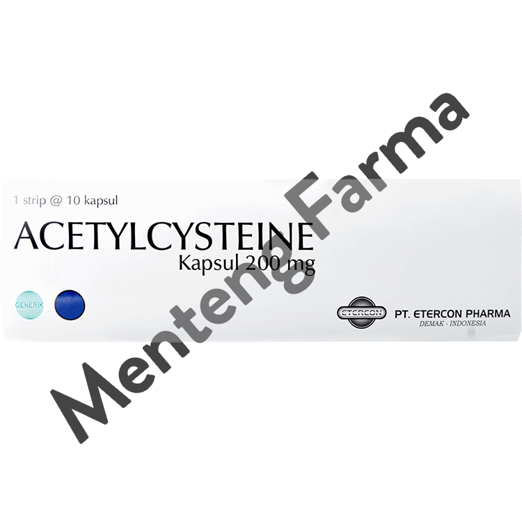 Acetylcysteine 200 mg 10 Kapsul - Obat Pengencer Dahak